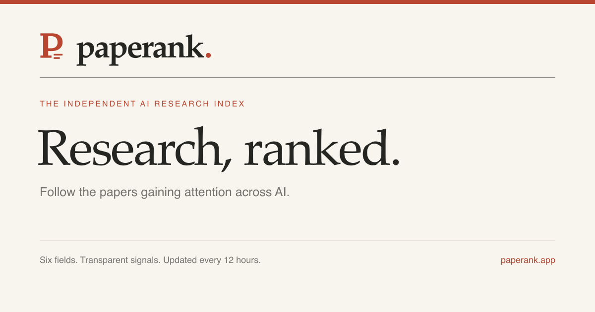 Paperank — Research rankings